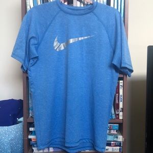 Nike Dri-Fit Men’s Heather Blue S/S Shirt Sz S